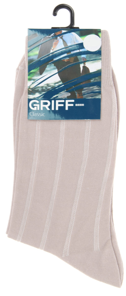Носки мужские Griff Classic, цвет: светло-серый. A41. Размер 42/44A41 Носки мужские Griff Classic, цвет: светло-серый. A41. Размер 42/44A41Мужские носки Griff Classic, вывязанные техникой платировки, изготовлены из высококачественного сырья с добавлением полиамидных волокон, которые обеспечивают великолепную посадку. Носки отличаются элегантным внешним видом. Удобная широкая резинка идеально облегает ногу и не пережимает сосуды, усиленные пятка и мысок повышают износоустойчивость носка, а удлиненный паголенок придает более эстетичный вид.
