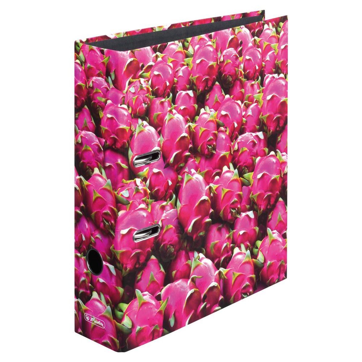 Herlitz Папка-регистратор MaX.file Dragon Fruit11080678 Herlitz Папка-регистратор MaX.file Dragon Fruit11080678Практичная папка-регистратор Herlitz maX.file Dragon Fruit предназначена для хранения больших объемов документов. Ее обложка выполнена из ламинированного картона. Папка оснащена прочным арочным механизмом улучшенного высокого качества с увеличенной прижимной силой. Основа папки изготовлена из прочного FSC-сертифицированного картона.Папка-регистратор значительно облегчает делопроизводство. Красочный дизайн позволит ей стать достойным аксессуаром среди ваших канцелярских принадлежностей и будет сохранять даже на полке летнюю атмосферу.