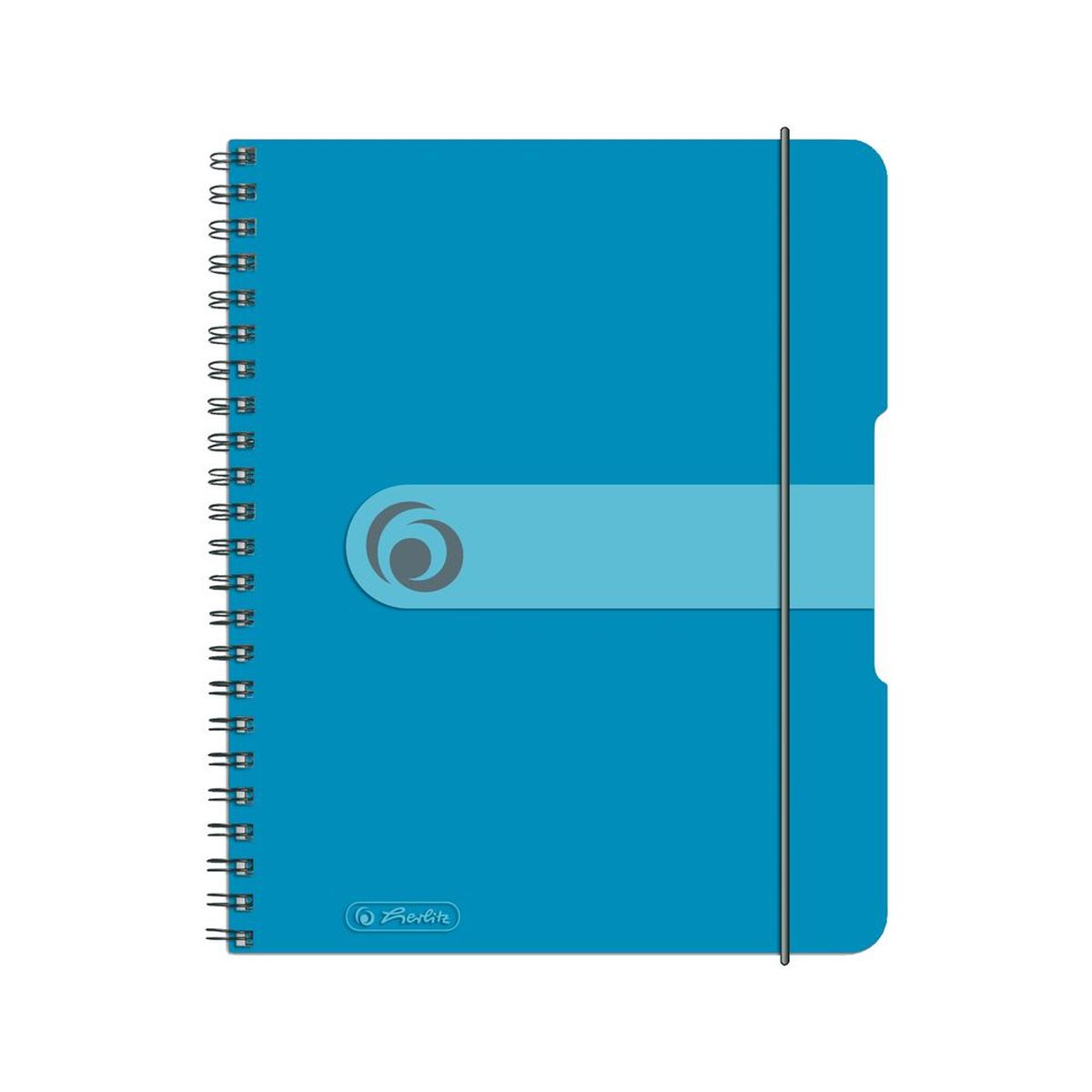Herlitz Блокнот Easy Orga To Go 80 листов в клетку формат А5 цвет голубой11293800 Herlitz Блокнот Easy Orga To Go 80 листов в клетку формат А5 цвет голубой11293800Удобный блокнот от Herlitz Easy Orga To Go - незаменимый атрибут современного человека, необходимый для рабочих или школьных записей.Блокнот содержит 80 листов формата А5 в клетку без полей. Обложка выполнена из качественного полипропилена. Внутренний спиральный блок изготовлен из металла и гарантирует надежное крепление листов. Блокнот имеет закругленные углы и нежный дизайн бордового цвета.Блокнот для записей от Herlitz Easy Orga To Go станет достойным аксессуаром среди ваших канцелярских принадлежностей. Это отличный подарок как коллеге или деловому партнеру, так и близким людям.
