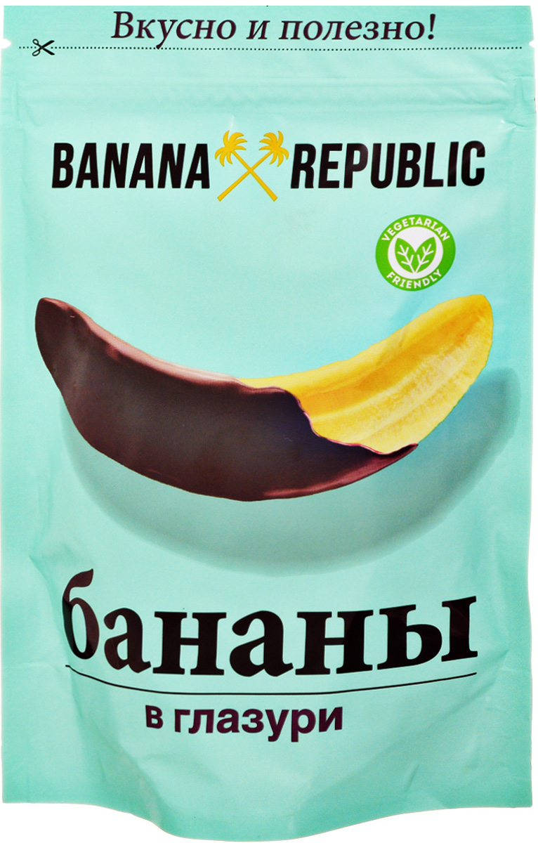 Banana Republic Банан сушеный в глазури, 200 г14 1833 Banana Republic Банан сушеный в глазури, 200 г14 1833Banana Republic - это отборные спелые бананы, собранные вручную на плантациях Таиланда и вяленые естественным образом под лучами жаркого солнца. Вяленые бананы, облитые глазурью, являются изысканным десертом, который поднимают настроение и восстанавливает силы. Бананы Banana Republic - вкусный заряд жизненный энергии.
