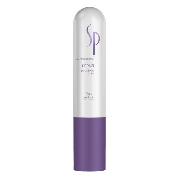 Wella SP Восстанавливающая эмульсия Repair Emulsion, 50 мл81387612 Wella SP Восстанавливающая эмульсия Repair Emulsion, 50 мл81387612WellaSPRepair Emulsion Восстанавливающая эмульсия - которая максимально проникает в поры волос, насыщая волосы витаминами и минералами. Волос нисколько не отягощен, при этом защищен от всего негативного на него воздействия, в первую очередь термального.Эмульсия ухаживает за волосом изнутри и конечно же внешне, это заметно. Волос выглядит ухоженным, здоровым и красивыми. Восстанавливающая эмульсия питает волосы, придает натуральный и естественный блеск.В состав продукта входит глицин, который наполняем волосы аминокислотами и протеин пшеницы прекрасно усваивается кожей и насыщает волосы..