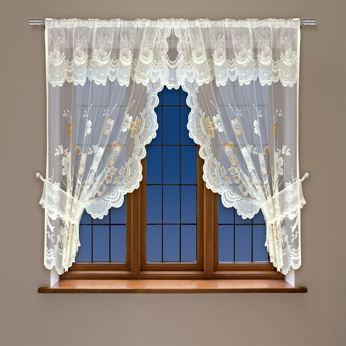 Гардина Haft, на кулиске, цвет: кремовый, высота 91 см. 202561202561/91 крем Гардина Haft, на кулиске, цвет: кремовый, высота 91 см. 202561202561/91 кремВоздушная гардина Haft, выполненная из полиэстера, великолепно украсит любое окно.Изделие имеет оригинальный дизайн и органично впишется в интерьер помещения.Гардина крепится на карниз при помощи кулиски.