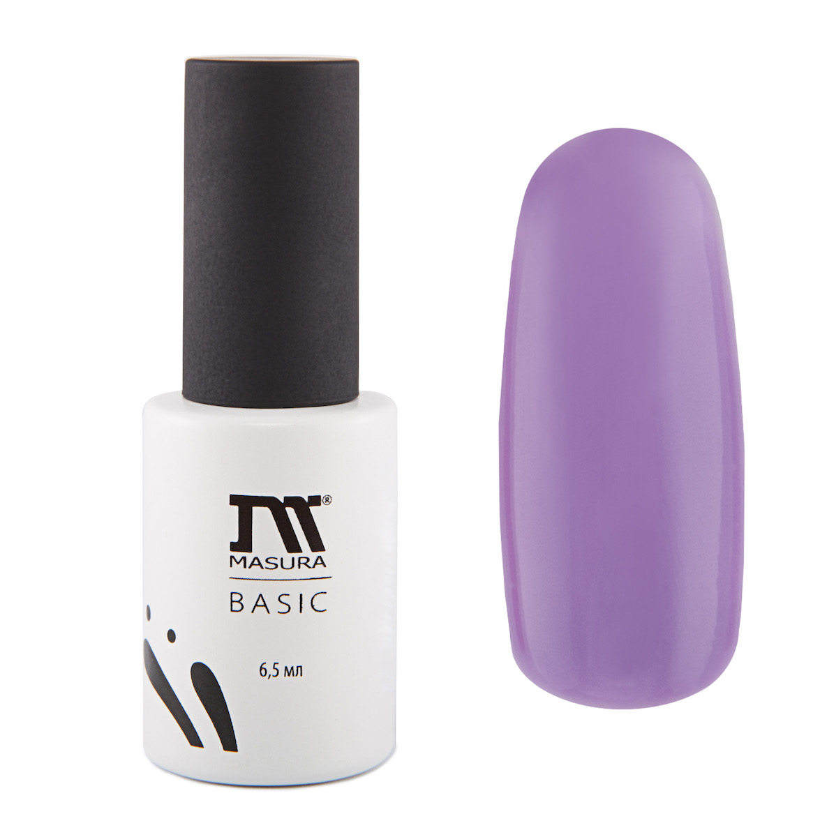 Masura Гель-лак BASIC Пять Лепестков Сирени 6,5 мл294-73 Masura Гель-лак BASIC Пять Лепестков Сирени 6,5 мл294-73Светло-сиреневый, без блесток и перламутра. Плотный