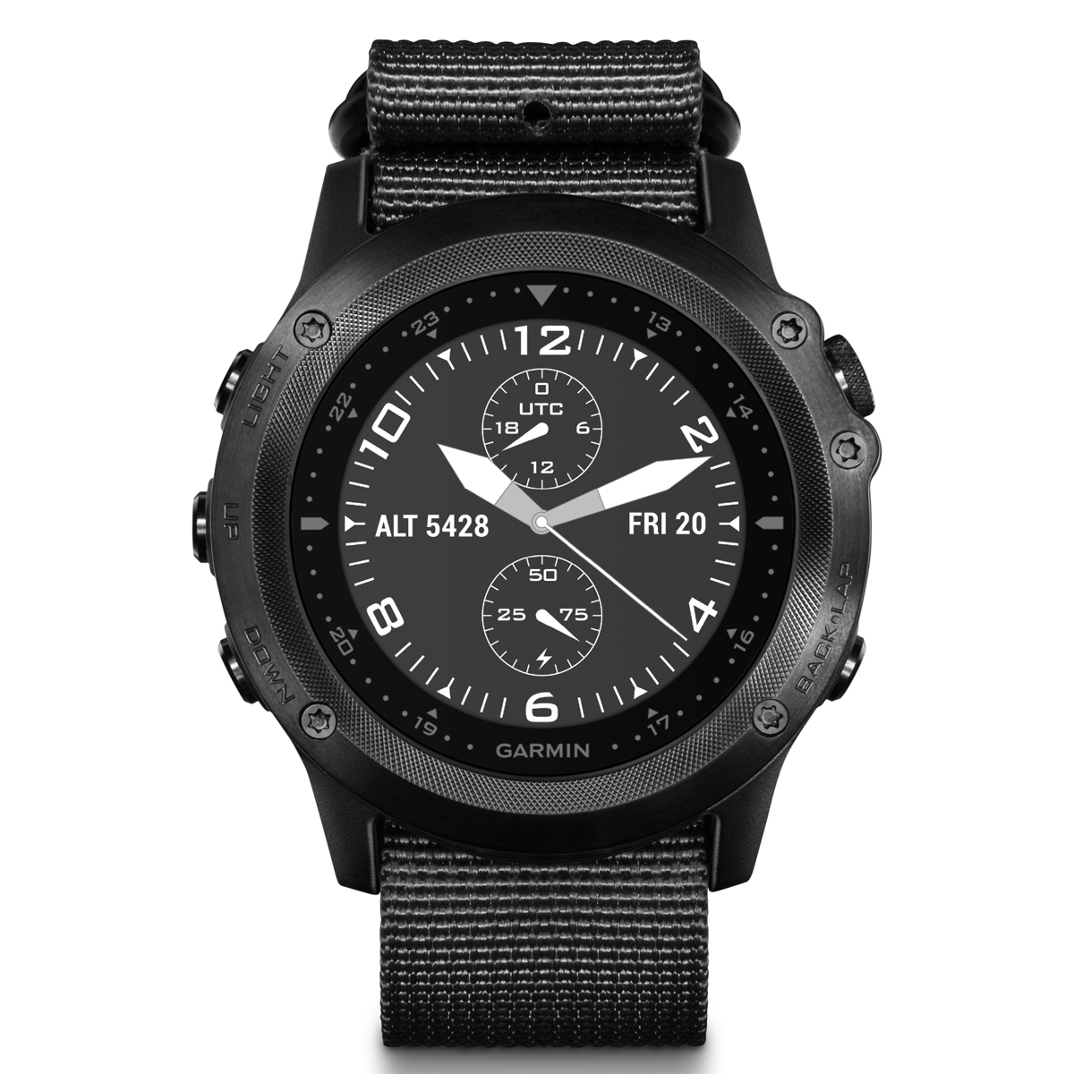 Спортивные часы Garmin Tactix Bravo , цвет: черный. 010-01338-0B010-01338-0B Спортивные часы Garmin Tactix Bravo , цвет: черный. 010-01338-0B010-01338-0BОтдельный профиль для боевых действий с настраиваемым полем данных с двойной координатной сеткой и предзагруженными приложениями, например, Jumpmaster и проекцией маршрутных точек. Два режима подсветки: для обычного использования и работы с прибором ночного видения, сапфировое стекло, ремешок сделан из баллистического нейлонаМониторинг: Физической активностиДатчики: GPS- трекер;Барометр;Гироскоп;Компас;Альтиметр (высотомер);Датчик освещенности;GPS- трекерОсобенности: Влагозащищенный;Оповещения со смартфона;Часы;Водонепроницаемый;ПротивоударныйСовместимое ОС: GARMINМатериал корпуса: Нержавеющий медицинский металлМатериал ремешка/браслета: ТекстильДлина ремешка: 16 см Время работы: 6 недельИнтерфейс: BluetoothМетод зарядки: microUSB 2.0Вид аккумулятора: Li-ionЕмкость аккумулятора: 300 mA
