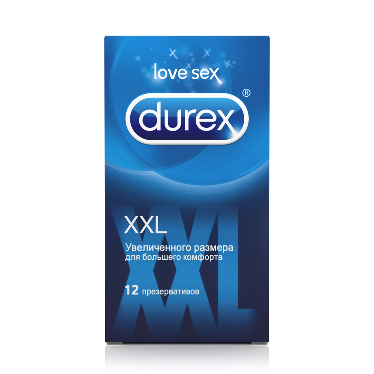DUREX XXL Презервативы №12, №35038483237465 DUREX XXL Презервативы №12, №35038483237465• Номинальная ширина 56 мм• Прозрачные презервативы из натурального латекса со смазкой• Увеличенный размер для комфортной посадки, особая форма с накопителем• Дерматологически протестированы• 100% проверены электроникойDurex XXL – это презерватив размера XXL, обеспечивающий больший комфорт тем, кому это необходимо.Благодаря особой технологии производства не имеет неприятного запаха. Все предусмотрено для того, чтобы вы могли расслабиться и наслаждаться безопасным сексом.Прозрачные из натурального латекса с гелем-смазкой. Храните в прохладном сухом месте, вдали от воздействия прямых солнечных лучей.Пожалуйста, внимательно прочтите памятку внутри упаковки, особенно если вы собираетесь использовать презервативы для орального или анального секса. Использование гелей-смазок Durex Play с презервативами может увеличить наслаждение от секса. Все гели-смазки Durex Play безопасны для использования с презервативами - в отличие от смазок на масяной основе, которые могут повредить презерватив. Дерматологически тестированы. Презервативы предназначены только для одноразового применения. Если вы почувствуете дискомфорт или раздражение во время использования презерватива, прекратите использование. Если симптомы будут продолжаться, пожалуйста, обратитесь к врачу.1. Любой из партнеров может надеть презерватив на возбужденный пенис во время предварительных ласк. Позаботьтесь о том, чтобы сделать это до начала полового актиа. Это помогает предотвратить беременность и возможность заражения инфекциями, передаваемыми половым путем. ВНИМАНИЕ: проверьте срок годности на упаковке презерватива, прежде чем использовать его . Надорвите упаковку со стороны зубчатой кромки и обращайтесь с презервативами осторожно, так как его можно повредить ногтями и острыми предметами, например, ювелирными изделиями или украшениями при пирсинге.2. Проверьте, чтобы презерватив был свернут наружу. Если он свернут наружу, то презерватив вывернут наизнанку. Сдавите сосок на конце презерватива, чтобы внутри не осталось воздуха.3. Все еще сдавливая сосок, поместите презерватив на кончик пениса и разверните его вниз рукой. если он начнет сворачиваться во время секса, немедленно разверните его снова. Если презерватива спадет, прекратите половой акт и наденьте новый презерватив.4. Вскоре после эякуляции и пока пенис еще возбужден, презерватив необходимо плотно придержать у основания пениса, прежде чем снять его. Затем просто снимите презерватив, заверните в бумажную салфетку и выбросьте в мусорный ящик. Пожалуйста, не спускайте его в унитаз. Характеристики:Материал презерватива: латекс. Количество презервативов: 12. Длина презерватива: 22 см. Ширина презерватива: 5,7 см. Производитель: Великобритания. Товар сертифицирован.