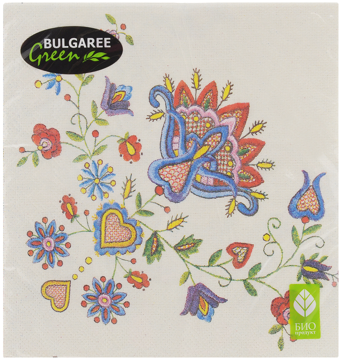 Салфетки бумажные Bulgaree Green Вышивка, трехслойные, 33 х 33 см, 20 шт1002757 Салфетки бумажные Bulgaree Green Вышивка, трехслойные, 33 х 33 см, 20 шт1002757Трехслойные салфетки Bulgaree Green Вышивка выполнены из 100%целлюлозы и оформлены красивым рисунком. Изделия станут отличным дополнением любого праздничного стола. Они отличаются необычной мягкостью, прочностью и оригинальностью.Размер салфеток в развернутом виде: 33 х 33 см.