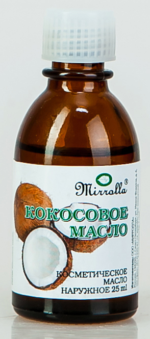Масло Кокоса 25 мл4650001791481 Масло Кокоса 25 мл4650001791481Масло кокоса - увлажняет, питает и смягчает кожу; защищает кожу от разрушительных внешних факторов; способствует ровному и красивому загару; сохраняет ногти здоровыми; питает волосы; замедляет образование морщинок.