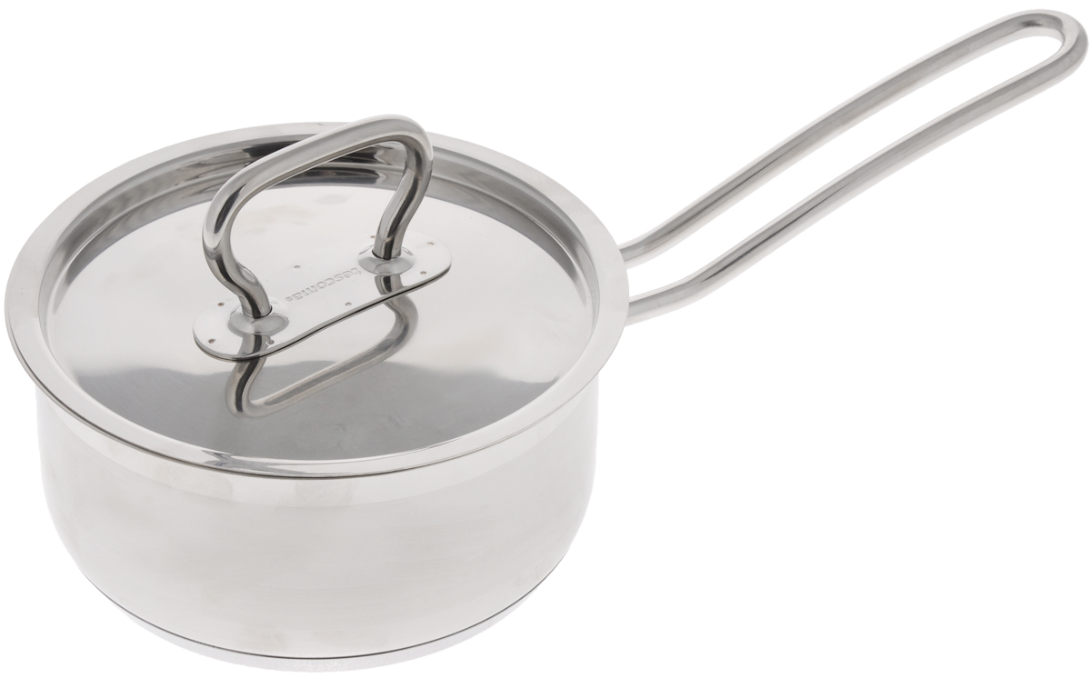 Ковш Tescoma Home Profi с крышкой, 1 л774414 Ковш Tescoma Home Profi с крышкой, 1 л774414Ковш Tescoma Home Profi, изготовленный из высококачественной нержавеющей стали, имеет многослойное дно, что значительно снижает вероятность пригорания пищи. Внешняя поверхность ковша оформлена сочетанием зеркальной и матовой полировки. Изделие оснащено ручкой для удобного использования. Ковш оснащен крышкой, выполненной из нержавеющей стали.Ковш Tescoma Home Profi - это идеальный подарок для современных хозяек, которые следят за своим здоровьем и здоровьем своей семьи. Эргономичный дизайн и функциональность позволят вам наслаждаться процессом приготовления любимых и полезных для здоровья блюд. Подходит для газовых, электрических, стеклокерамических и индукционных плит. Можно мыть в посудомоечной машине.Диаметр: 14 см.Высота стенки: 7 см.Длина ручки: 15 см.
