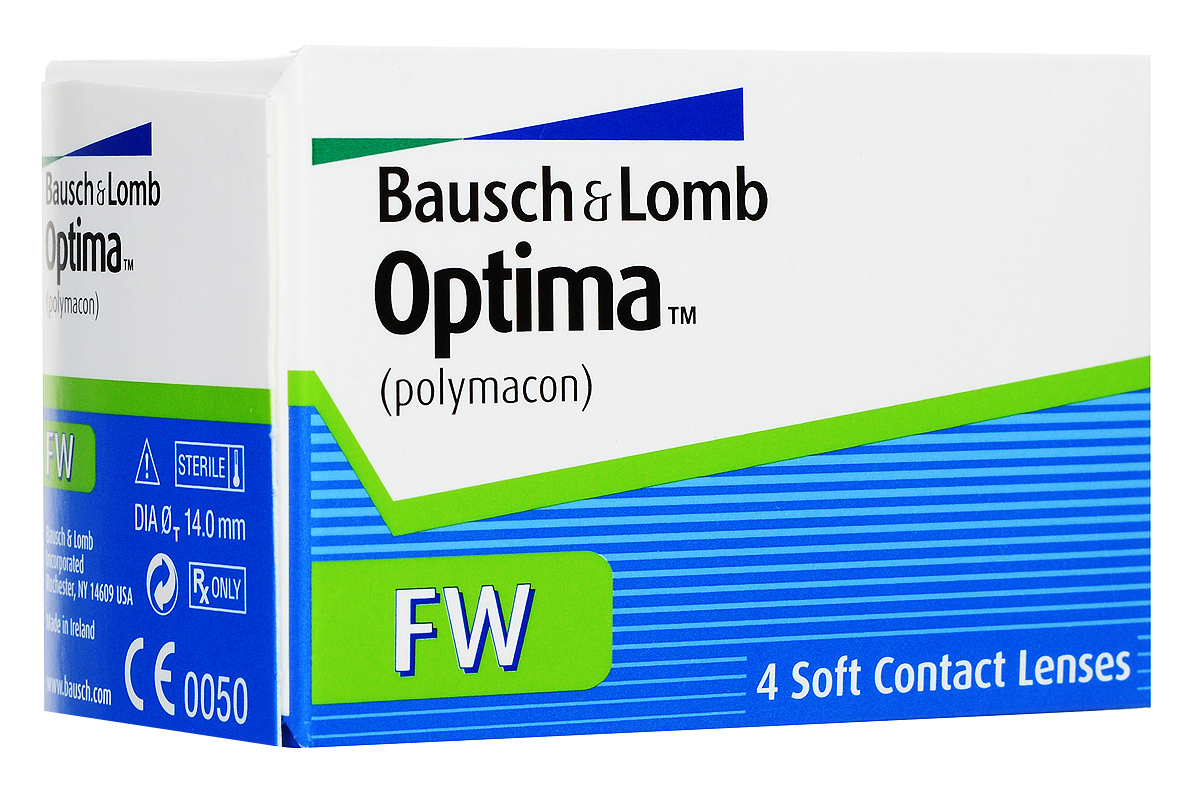 Bausch + Lomb контактные линзы Optima FW (4шт / 8.7 / -1.50)