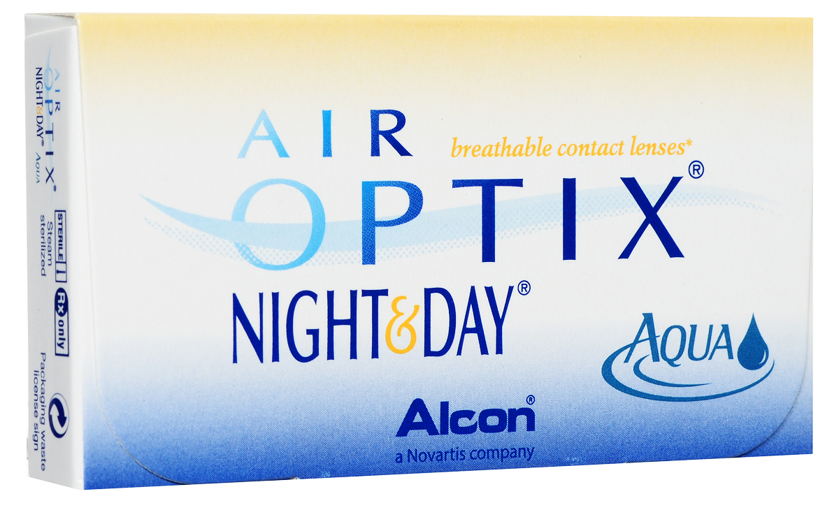 Alcon-CIBA Vision контактные линзы Air Optix Night & Day Aqua (3шт / 8.6 / -5.25)