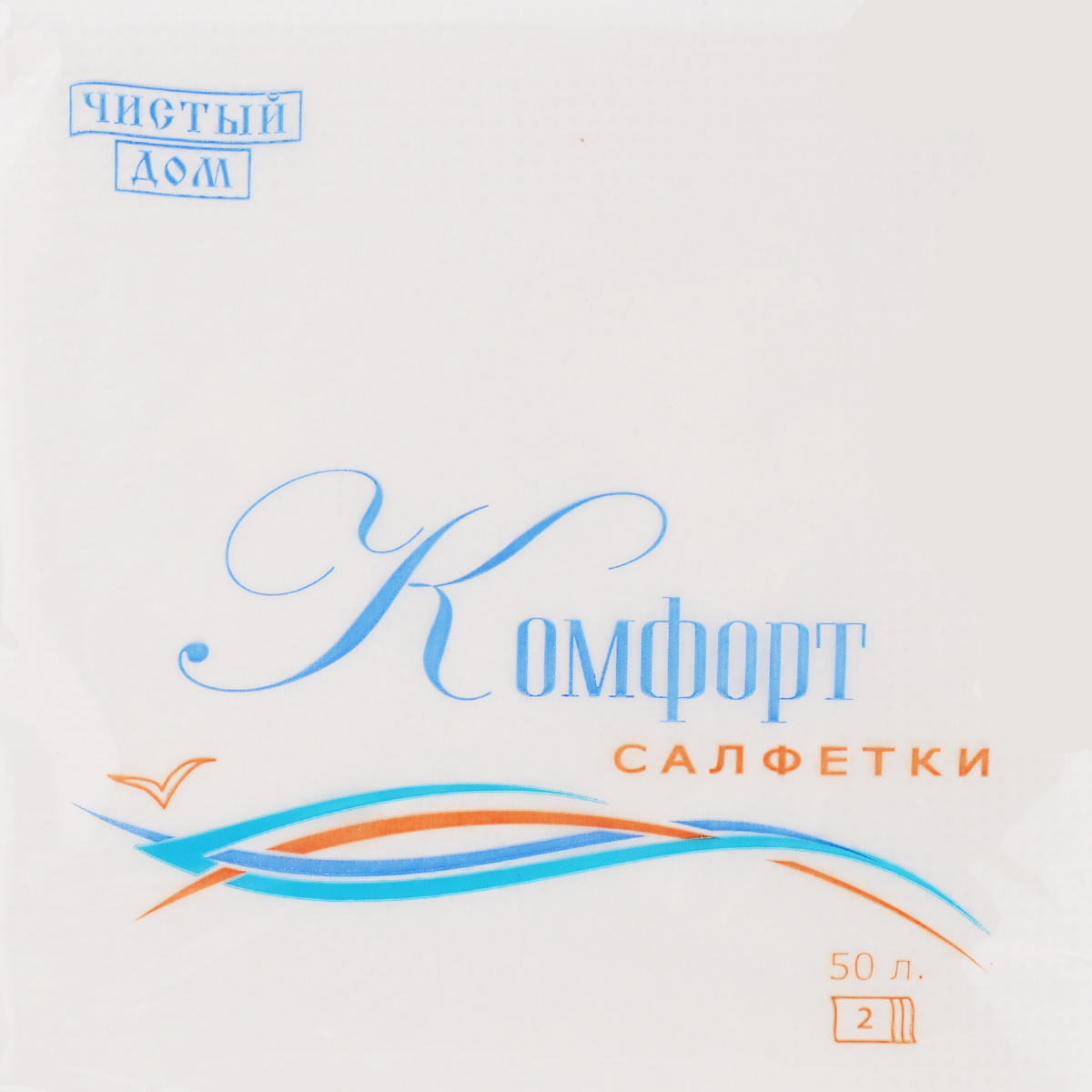 Салфетки бумажные Чистый дом Комфорт, двухслойные, цвет: белый, 24 х 24 см, 50 шт4607009240091 Салфетки бумажные Чистый дом Комфорт, двухслойные, цвет: белый, 24 х 24 см, 50 шт4607009240091Двухслойные салфетки Чистый дом Комфорт выполнены из вторичного сырья. Салфетки подходят для косметического,санитарно-гигиенического и хозяйственногоназначения. Нежные и мягкие. Салфетки украшеныузором.Размер салфеток: 24 х 24 см.