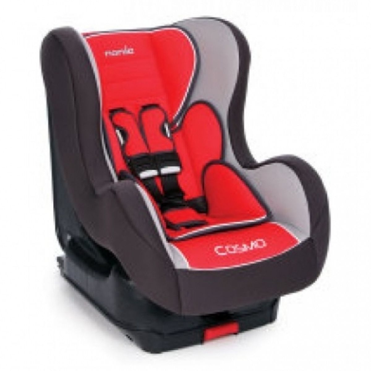 Nania Автокресло Cosmo SP LX ISOFIX Agora Carmin093129 Nania Автокресло Cosmo SP LX ISOFIX Agora Carmin093129Автокресло Nania Cosmo SP Isofix предназначено для использования с 9 до 18 кг, что соответствует группе 1. Автокресло имеет 5 положений наклона спинки от вертикального до положения полулежа. Обивка выполнена из мягкой, приятной на ощупь ткани. 5-точечные ремни с мягкими плечевыми накладками с новой системой натяжения деликатно зафиксируют маленького пассажира. Эргономичное сиденье легко устанавливается в автомобиле благодаря простой и надежной системе крепления (IsoFix).ISOFIX является международным стандартам системы крепления для сидений с собственной системой ремней. Замок системы крепления Isofix универсальный и подходит для фиксации за проушины, закрепленные к автомобилю между спинкой и подушкой заднего дивана. Таким образом, Ferrari Cosmo SP Isofix надежно крепиться к кузову автомобиля. Система боковой защиты (Side Protection - SP) обеспечивает дополнительную защиту в случае бокового столкновения. Ferrari Cosmo SP Isofix оснащен мягкой подушкой в районе головы, которая удерживает головку ребенка даже в дальних поездках и идеально подходит для детей, которые любят вздремнуть в машине. Все тканевые части можно снять и стирать в щадящем режиме.