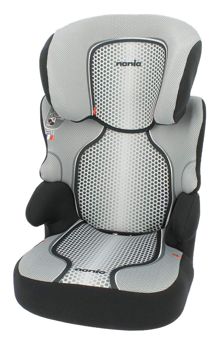 Nania Автокресло Befix SP pop black от 15 до 36 кг744601 Nania Автокресло Befix SP pop black от 15 до 36 кг744601Автокресло Nania Befix SP относится к группе 2/3, от 3 до 12 лет (15-36 кг). Соответствует стандартам ECE R44/04. Befix SP - это два кресла в одном. Когда ребенок подрастет, спинку автокресла можно отстегнуть и использовать только бустер. Автокресло Befix SP было разработано согласно самым жестким требованиям безопасности, а также учитывая ортопедические факторы: мягкая, приятная на ощупь обивка и анатомическая форма. Ваш ребенок будет чувствовать себя комфортно даже в дальних поездках. Широкие мягкие подголовник, спинка и подлокотники обеспечат дополнительный комфорт и безопасность маленького пассажира даже в случае бокового столкновения. Высоту подголовника можно регулировать по высоте, кресло растет вместе с вашим ребенком. Все тканевые части легко снимаются и стираются.