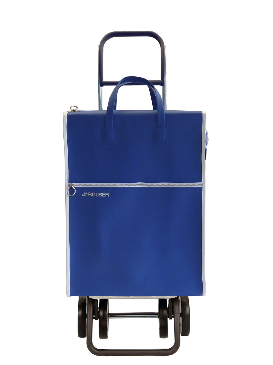 Сумка хозяйственная Rolser, на колесиках, цвет: синий, 40 л. LID002LID002 azul Сумка хозяйственная Rolser, на колесиках, цвет: синий, 40 л. LID002LID002 azulАлюминиевая тележка для покупок Rolser с 4 колесами, быстро трансформируется с 2 на 4 колеса. Колеса выполнены из резины EVA. Эргономичная ручка, складываемая передняя подставка. Ткань полиэстер, влагоустойчивая, имеет удобное закрытие сумки и легко крепиться на раме. Тележка не складывается. Объем: 40 л. Диаметр колес: 14 см. Рекомендованная нагрузка: 25 кг.Чистка ручная или химчистка.