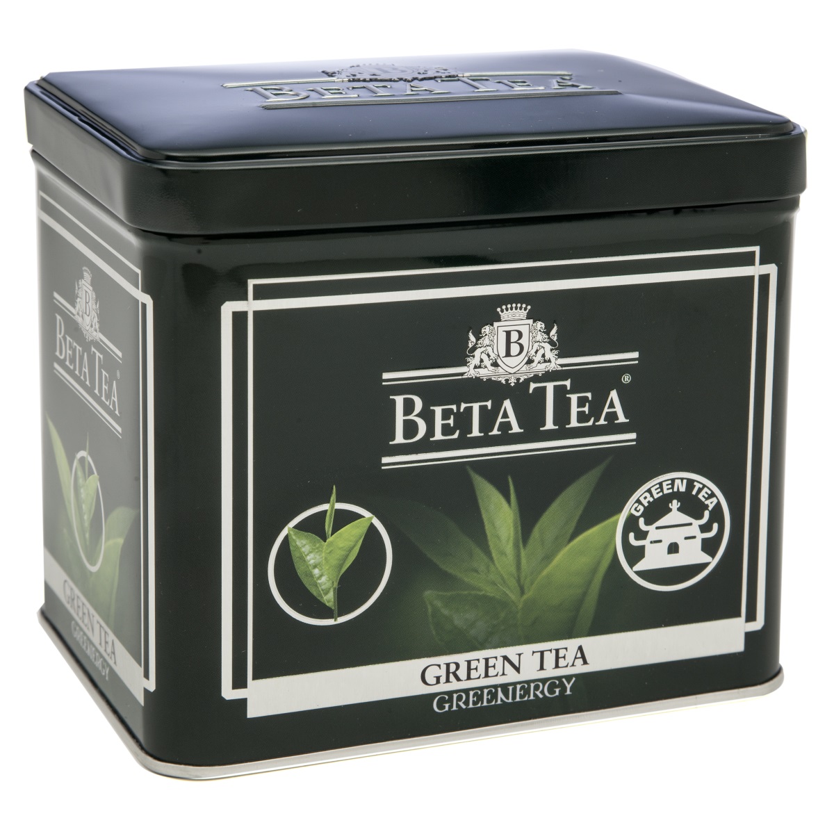Beta Tea зеленый листовой чай, 250 г (жестяная банка)8690717005317 Beta Tea зеленый листовой чай, 250 г (жестяная банка)8690717005317Благодаря своим целебным свойствам зеленый чай Beta Tea занимает особое место в ассортименте компании. Основная задача при производстве этого сортасостоит в том, чтобы сохранить лечебные природные биологически активные вещества свежих листьев таким образом, чтобы они смогли высвободиться во время заваривания.