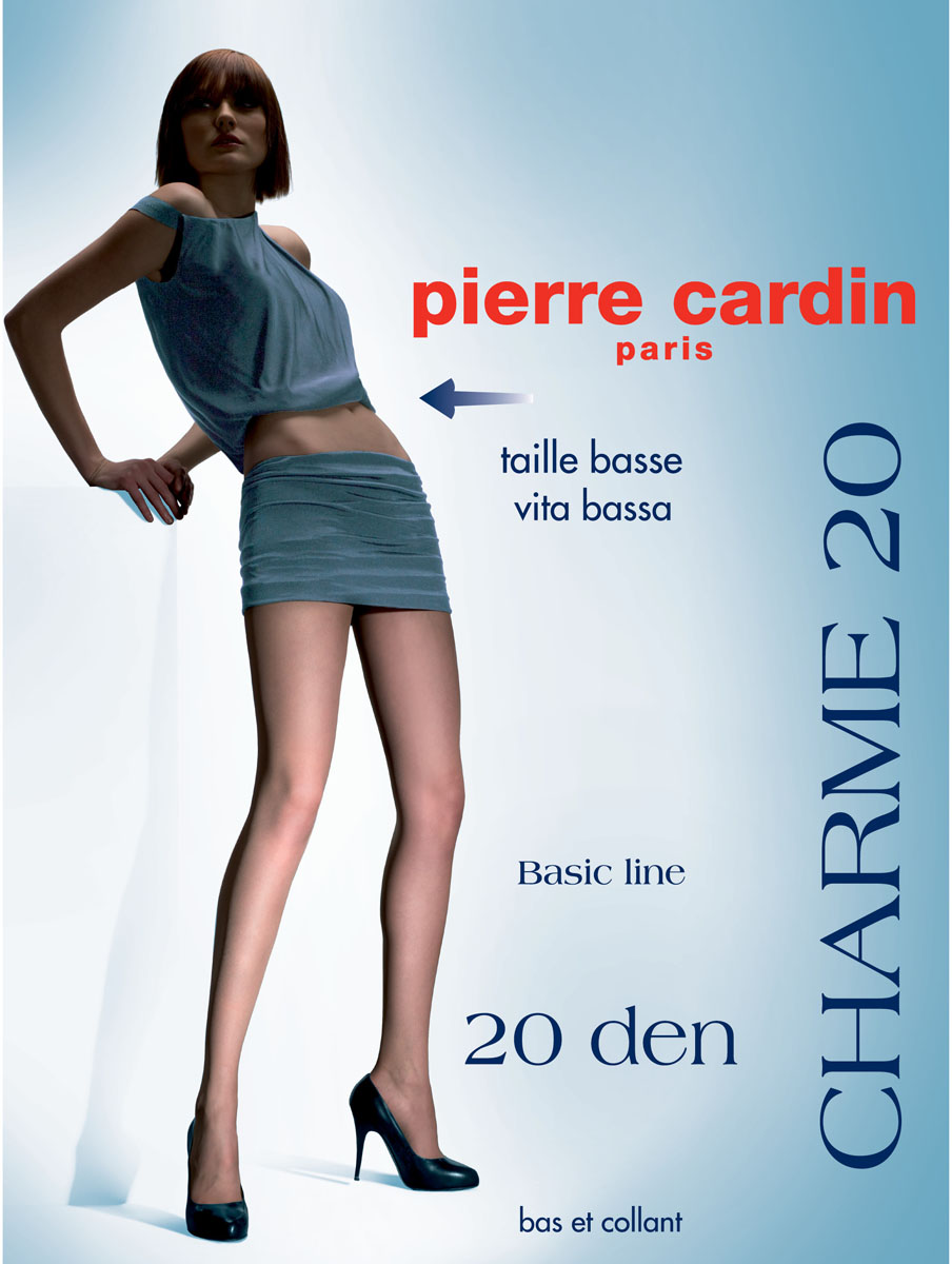 Колготки Pierre Cardin Charme 20, цвет: Nero (черный). Размер 3 (44/46)
