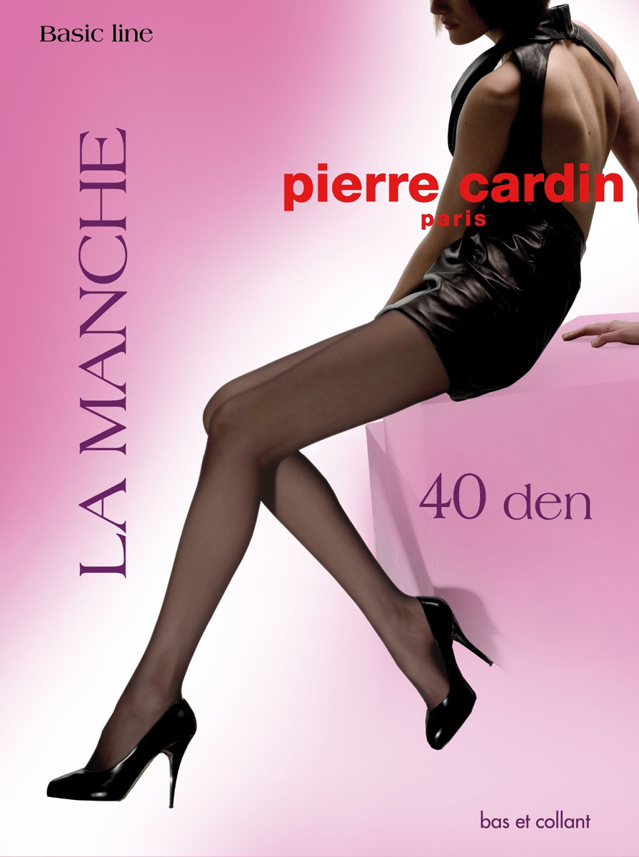 Колготки Pierre Cardin La Manche, цвет: Nero (черный). Размер 3 (44/46)