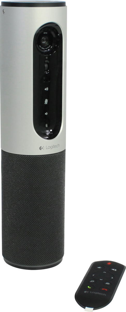 Logitech ConferenceCam Connect, Silver веб-камера960-001038 Logitech ConferenceCam Connect, Silver веб-камера960-001038Основными преимуществами камеры Logitech ConferenceCam Connect являются ее универсальность, мобильность, поддержка видео в формате HD 1080p, объемный звук и доступная цена. Данное решение для видеоконференций оптимизировано для совместной работы в небольших группах (от 1 до 6 человек). Камера может подключаться к нескольким устройствам одновременно и отличается удобством настройки. Передача видео профессионального качества, поддержка подключения устройства громкой связи через USB и Bluetooth, беспроводное дублирование экрана теперь доступны практически на любом рабочем месте.Доступная конференц-камера ConferenceCam Connect представляет собой оптимизированное решение для совместной работы в небольших группах (от 1 до 6 человек). Она удобна в настройке и позволяет подключаться к нескольким устройствам, тем самым выводя сотрудничество посредством видеосвязи на новый уровень.Камера ConferenceCam Connect оснащена стеклянным объективом ZEISS с автофокусом и отличается невероятно широким 90-градусным полем обзора с возможностью цифрового панорамирования, механической регулировки наклона и 4-кратным цифровым масштабированием в формате Full HD. Мобильное устройство громкой связи поддерживает беспроводную технологию Bluetooth, технологию связи малого радиуса действия (NFC) и оснащено USB-портом. Благодаря объемному звучанию собеседники могут отлично слышать друг друга в радиусе 3,6 м, а технологии эхо- и шумоподавления создают эффект реального общения.Камера ConferenceCam Connect может работать от сети переменного тока или от батареи, позволяет подключаться к нескольким устройствам одновременно, сертифицирована ведущими платформами унифицированных коммуникаций Microsoft, Ciscoи Skype, что обеспечивает исключительную гибкость для работы в любых условиях.Стандарт сжатия H.264 UVC 1.5 с масштабируемой кодировкой видео (SVC)Поддержка формата H.264 SVC 1080p и оптимизация для повышения эффективности обработки вызовов при одноканальной и многоканальной передаче видео высокой четкостиПоле обзора 90° с автофокусировкойТехнология Rightlight 2 для передачи четкого изображения в разных условиях освещенности (даже при недостаточном освещении)Управление цифровым панорамированием, наклоном и масштабированием с помощью пульта ДУ или дополнительно загружаемого приложенияМеханическая регулировка наклонаМикрофоны:Два всенаправленных микрофона с диапазоном действия около 3,6 мЧастотный диапазон: 100 Гц - 16 кГцЧувствительность: -34 дБ +/-3 дБИскажение: Динамики:Частотный диапазон: 140 Гц - 16 кГцЧувствительность: 89 дБ SPL +/-3 дБ при 1 Вт / 0,5 мМаксимальная выходная мощность: 91,5 дБ SPL на расстоянии 0,5 мИскажение: <5 % на 200 Гц