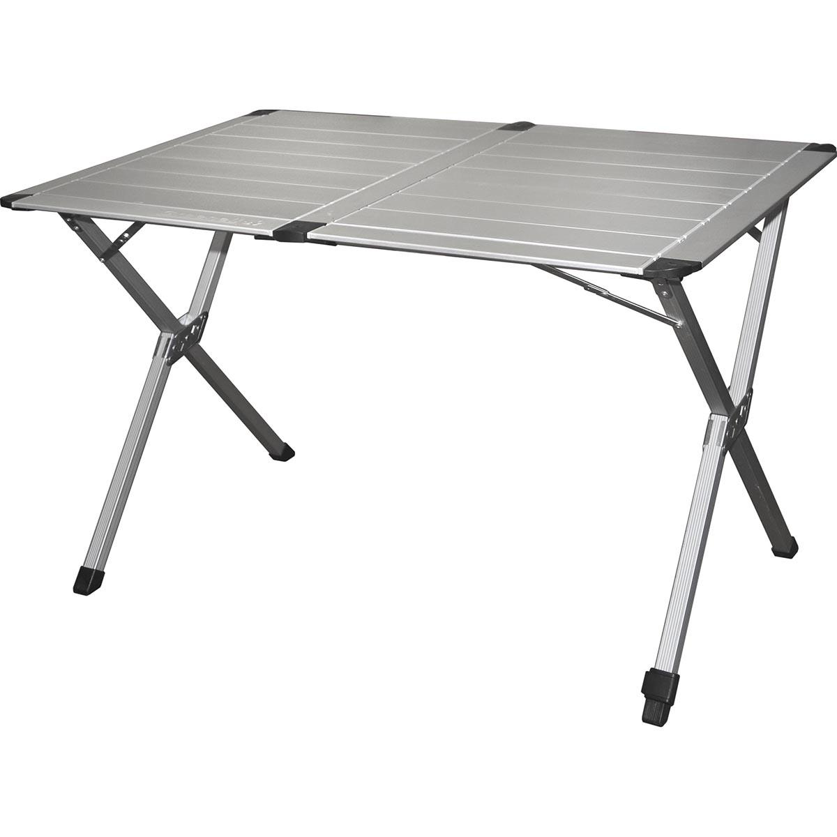 Стол складной Greenell FT-3 V2, цвет: стальной, 110 x 70 x 70 см95799-000-00 Стол складной Greenell FT-3 V2, цвет: стальной, 110 x 70 x 70 см95799-000-00Стол складной Greenell FT-3 V2 — отличная столешница для пикников, рыбалки и кемпинга. Имеет устойчивую конструкцию, усилена дополнительной перекладиной. Благодаря легкому весу и складной конструкции его очень удобно брать с собой в поездку. Особый способ фиксации ножек придает столу высокую устойчивость. Одна ножка регулируется по высоте для установке на неровной поверхности. Каркас стола выполнен из высокопрочного алюминия.Максимальная нагрузка: 30 кг.