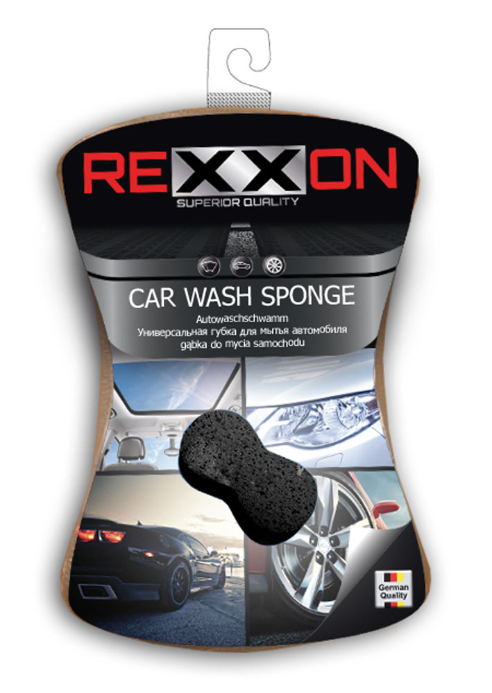 Губка для автомобиля Rexxon, 190 х 150 х 60 мм2-4-1-2-1 Губка для автомобиля Rexxon, 190 х 150 х 60 мм2-4-1-2-1Эргономичная форма, максимальный комфорт и бережливый уход.