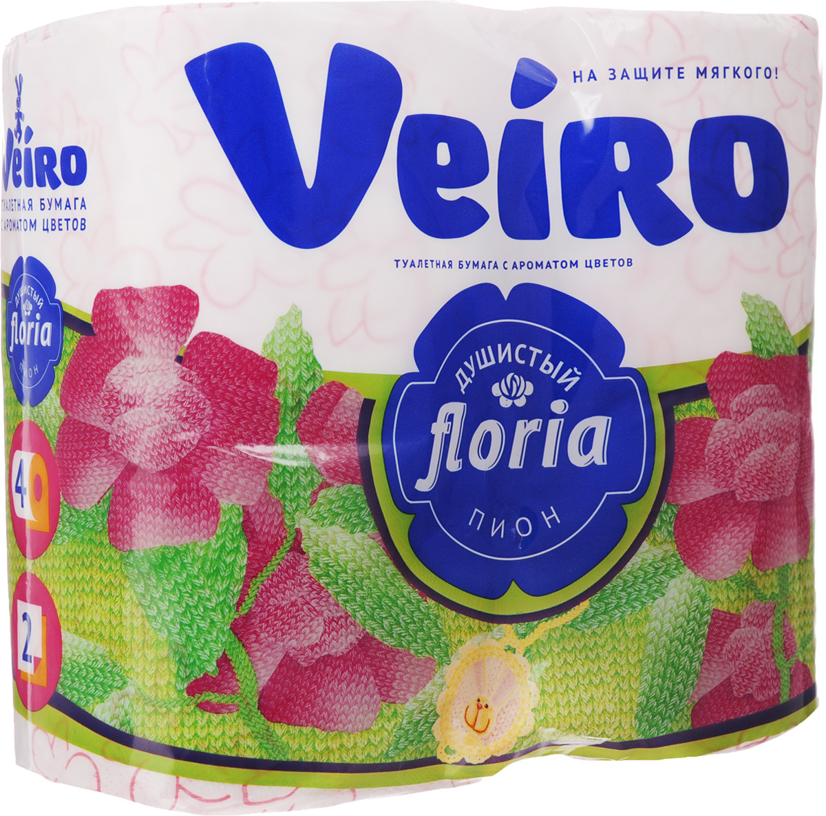 Бумага туалетная Veiro Floria. Душистый пион, ароматизированная, двухслойная, 4 рулона4С24А4 Бумага туалетная Veiro Floria. Душистый пион, ароматизированная, двухслойная, 4 рулона4С24А4Ароматизированная туалетная бумага Veiro Floria. Душистый пион, выполненная из натуральной целлюлозы и обладает приятным ароматом цветов. Двухслойная туалетная бумага мягкая, нежная, но в тоже время прочная, с отрывом по линии перфорации. Листы имеют рисунок с тиснением.Длина рулона: 21,9 м. Количество слоев: 2.Размер листа: 12,5 х 9,5 см. Состав: 100% целлюлоза.
