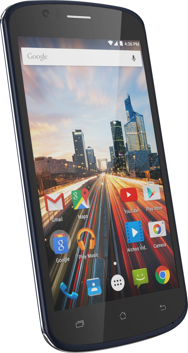 Archos 50e Helium50e Helium Archos 50e Helium50e HeliumArchos 50e Helium объединяет в себе непревзойденную скорость 4G с уникальным, вдохновленным природой, дизайном. Смартфон полностью поддерживает технологию 4G/LTE (категория 4, 150 Мбит/с). С такой высокой скоростью соединения вы сможете открыть для себя новые возможности использования смартфона: сверхбыстрый доступ к Интернет-ресурсам, полноэкранное потоковое HD-видео, онлайн-игры, мгновенный доступ к облачным хранилищам и многое другое.Удивительное разрешение (1280 x 720) на 5-дюймовом экране обеспечивает то же количество пикселей, что и ваш большой HD-телевизор, предоставляя дополнительную четкость текста и невероятную четкость фотографий и видео. Технология IPS дает истинно яркие цвета, дополнительные широкие углы обзора, чтобы изменить к лучшему ваше представление об удобстве использования смартфонов.Используя четырехъядерный процессор Qualcomm Snapdragon 210, данная модель сочетает в себе лучшую производительность с расширенными возможностями и лучшей энергоэффективностью.Делайте великолепные снимки, записывайте видео в HD-качестве, используя основную 8-мегапиксельную камеру. С помощью фронтальной камеры оставайтесь на видеосвязи с друзьями и семьей с помощью приложения Google Hangouts или его аналогов.Широкие возможности поддержки двух сим-карт позволяют управлять сетями двух разных провайдеров одновременно, в результате чего две ваши мобильные подписки работают совместно и присутствуют в одном телефоне.Смартфон обладает лучшей системой поддержки мультимедиа-приложений Archos Media Center: индивидуальные приложения для видео и музыки, поддерживающие лучшие форматы и кодеки, работают с автосубтитрами и системами для потоковой передачи данных с планшета или компьютера на смартфон или со смартфона на телевизор с функцией DLNA.Получите максимум от Archos 50e Helium благодаря использованию Android 5.1 Lollipop и поддержке магазина Google Play, в котором представлено более 1 миллиона приложений, игр и медиа-контента.Телефон сертифицирован Ростест и имеет русифицированный интерфейс, меню и Руководство пользователя.