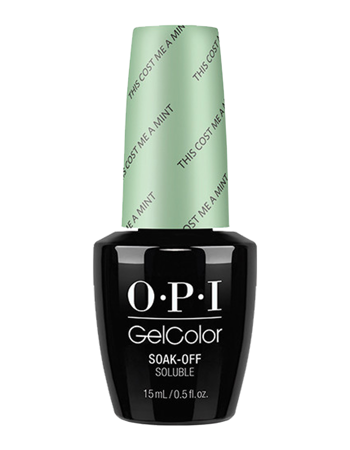 OPI Гель-лак GelColor This Cost Me a Mint, 15 млGCT72 OPI Гель-лак GelColor This Cost Me a Mint, 15 млGCT72Gelcolor от OPI. Гельколор это 100% гель в лаковом флаконе! В отличие от гелей-лаков, из-за отсутствия лаковой составляющей Гельколор не подвержен сколам и трещинам. Ультра-быстрое светоотверждение в LED-лампе OPI! Всего лишь 4 минуты на все слои включая базу и верхнее покрытие на всех пальцах! Не требует шлифовки ногтей перед нанесением и опиливания при снятии, а значит — не травмирует ногти! Снимается за 15 минут отмачиванием.Гельколор - экономичен! Гельколор - это высочайшее качество OPI по доступной цене. Оттенки легендарных лаков OPI при желании можно наносить поверх Гельколор. Сравните стоимость Гельколор с другими марками и Вы увидите разницу!Стойкое и сияющее покрытие на недели вперед с Gelcolor.Гельколор это 100% гель в лаковом флаконе! В отличие от гелей-лаков, из-за отсутствия лаковой составляющей Гельколор не подвержен сколам и трещинам.Ультра-быстрое светоотверждение в LED-лампе OPI! Всего лишь 4 минуты на все слои включая базу и верхнее покрытие на всех пальцах!Не требует шлифовки ногтей перед нанесением и опиливания при снятии, а значит — не травмирует ногти! Снимается за 15 минут отмачиванием.Гельколор - экономичен! Гельколор - это высочайшее качество OPI по доступной цене.Повторяют оттенки легендарных лаков OPI, которые при желании можно наносить поверх Гельколор.Сравните стоимость Гельколор с другими марками и Вы увидите разницу!Стойкое и сияющее покрытие на недели вперед с Gelcolor.