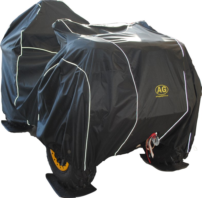 Чехол транспортировочный AG-brand для ATV BRP Max (650-1000, 2-х местный), цвет: черныйAG-BRP-ATV-OL/M-TC Чехол транспортировочный AG-brand для ATV BRP Max (650-1000, 2-х местный), цвет: черныйAG-BRP-ATV-OL/M-TCЧехол для квадроцикла ATV BRP Max: Outlander MAX 800 XT-P, Outlander MAX 1000 XT-P, Outlander MAX 1000 LTD, Outlander MAX 650 XT, Outlander MAX 650 XT CAMO, Outlander 650 Max DPS, Outlander 800 Max DPS. Чехол предназначен для транспортировки и хранения квадроцикла. Светоотражающий кант делает технику заметной в темное время суток.