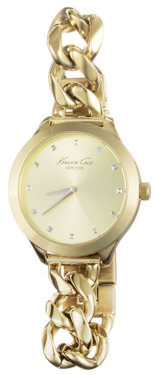 Часы женские наручные Kenneth Cole, цвет: золотистый. 10027348