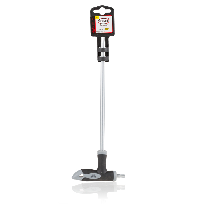 Отвертка двусторонняя Heyner Torx, T45/200x16 мм354450 Отвертка двусторонняя Heyner Torx, T45/200x16 мм354450Отвертка двусторонняя TORX T45/200x16 мм PRO, L образная эргономичная рукоятка, хром-ванадиевая сталь.