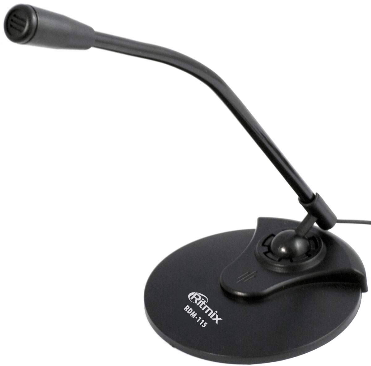 Ritmix RDM-115 микрофон10102260 Ritmix RDM-115 микрофон10102260Ritmix RDM-115 – настольный всенаправленный микрофон с регулируемым углом наклона, идеально подходящий для компьютерных игр, интернет-телефонии, распознавания речи и записи музыки или голоса. Отличные технические характеристики обеспечивают качественную звукопередачу.