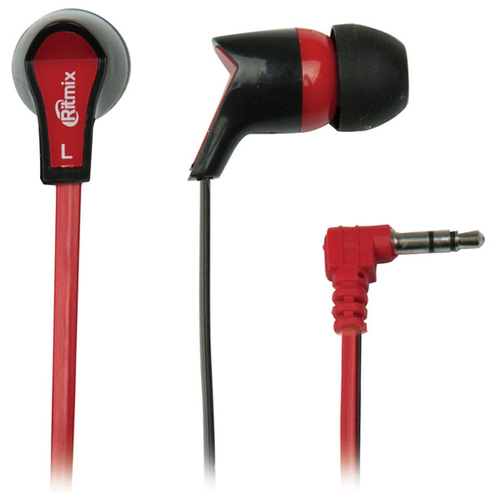 Ritmix RH-013, Black Red наушники15118131 Ritmix RH-013, Black Red наушники15118131Ritmix RH-013 – это яркие и стильные наушники-вкладыши с амбушюрами вставного типа. Модель предназначена для использования с MP3-плеерами, планшетами, ноутбуками и имеет плоский кабель, который предотвращает провод от спутывания. Ritmix RH-013 отличаются комфортной посадкой, сбалансированным звучанием и представлены в пяти цветовых вариациях.