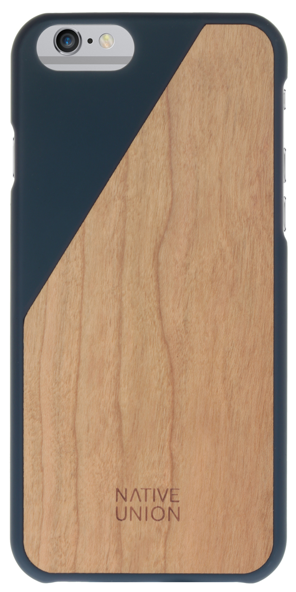 Native Union Clic Wooden чехол из натурального дерева для Apple iPhone 6/6s, Dark Blue