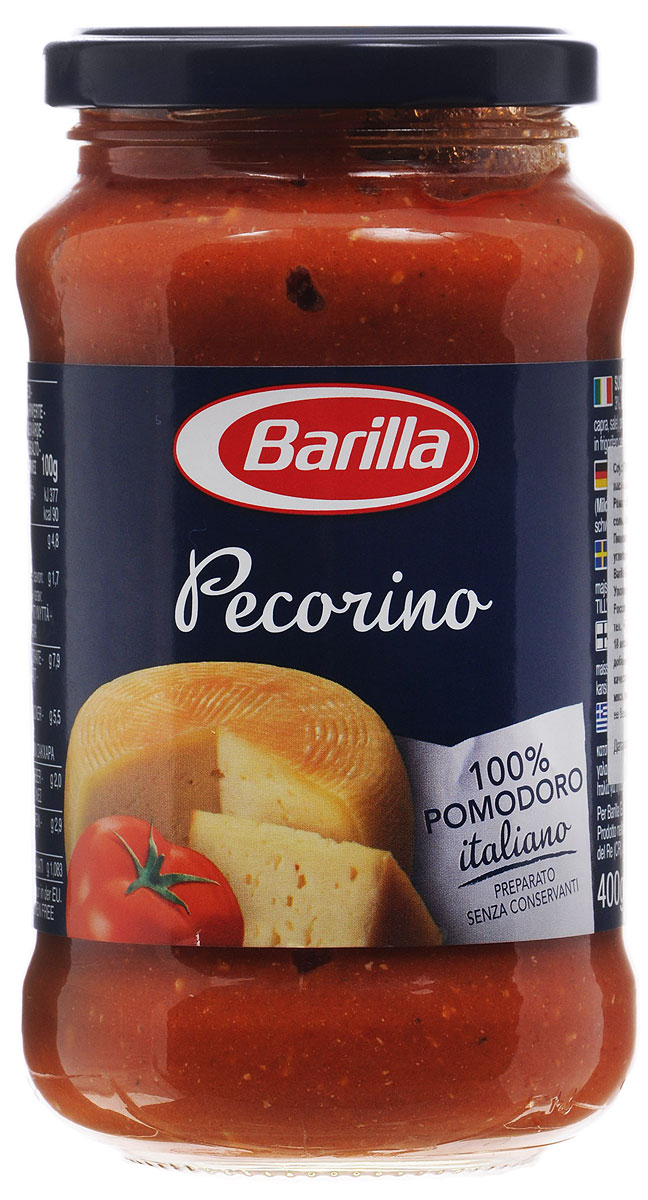 Barilla Sugo Pecorino соус пекорино, 400 г8076809527378 Barilla Sugo Pecorino соус пекорино, 400 г8076809527378Готовые соусы для пасты Barilla - это комплексные, сбалансированные рецепты для приготовления полноценных, вкусных и питательных блюд из итальянской пасты. Приготовленный согласно традиции без применения консервантов, этот соус, несомненно, завоюет вас своей нежной текстурой и насыщенным вкусом. Для приготовления настоящей итальянской пасты вам нужно отварить пасту, подогреть соус на сковородке с небольшим количеством оливкового масла и перемещать ингредиенты. Может применяться как дополнение к блюдам из мяса, рыбы и овощей.