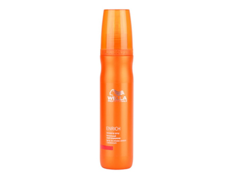 Wella Питательный несмываемый бальзам Enrich Line, 150 мл116965 Wella Питательный несмываемый бальзам Enrich Line, 150 мл116965Питательный несмываемый бальзам хорошо и равномерно распределяется по волосам, легко наносится и обеспечивает вашим локонам увлажнение и питание. Он подходит для регулярного ежедневного использования, восстанавливает структуру волос. В состав средства входит экстракт шелка, который обеспечивает волосам по-настоящему роскошный внешний вид, придает им силу и блеск.Это средство сделает волосы блестящими и здоровыми.Помимо экстракта шелка, в состав средства входят витамин Е, пантенол, глиоксиловая кислота, эксклюзивная салонная формула.