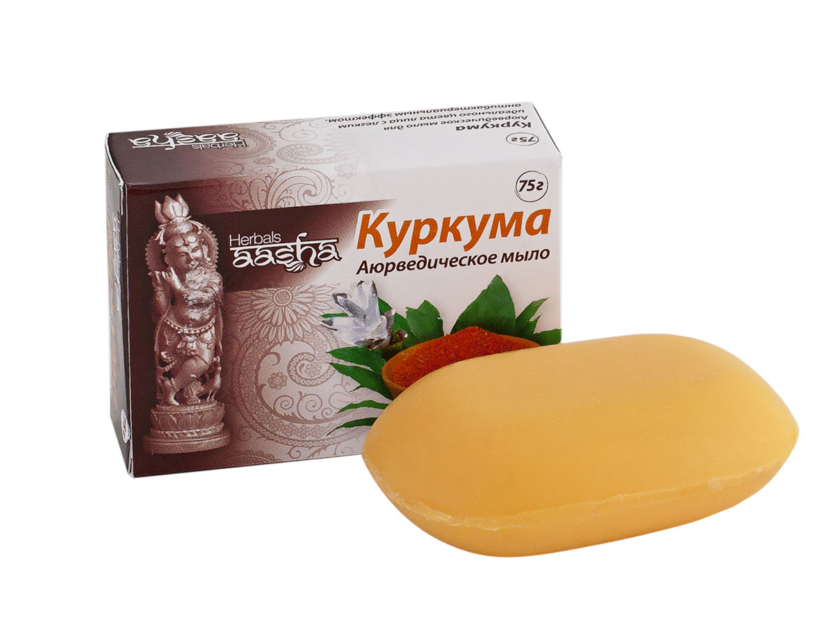 Aasha Herbals мыло твердое Куркума, 75 г841028004782 Aasha Herbals мыло твердое Куркума, 75 г841028004782Мыло тонизирует и освежает, сужает поры, способствует повышению упругости кожи, помогает при защите от УФ- лучей. Способствует устранению угревой сыпи, обеспечивает антиоксидантную защиту. Для любого типа кожи, особенно ля жирной или чувствительной.