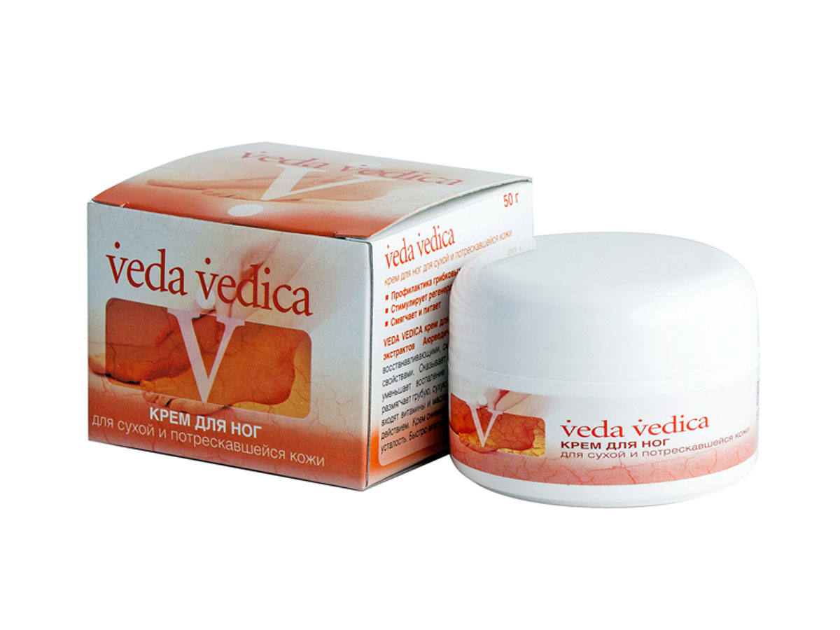 Veda Vedica Крем для ног для сухой и потрескавшейся кожи, 50 г