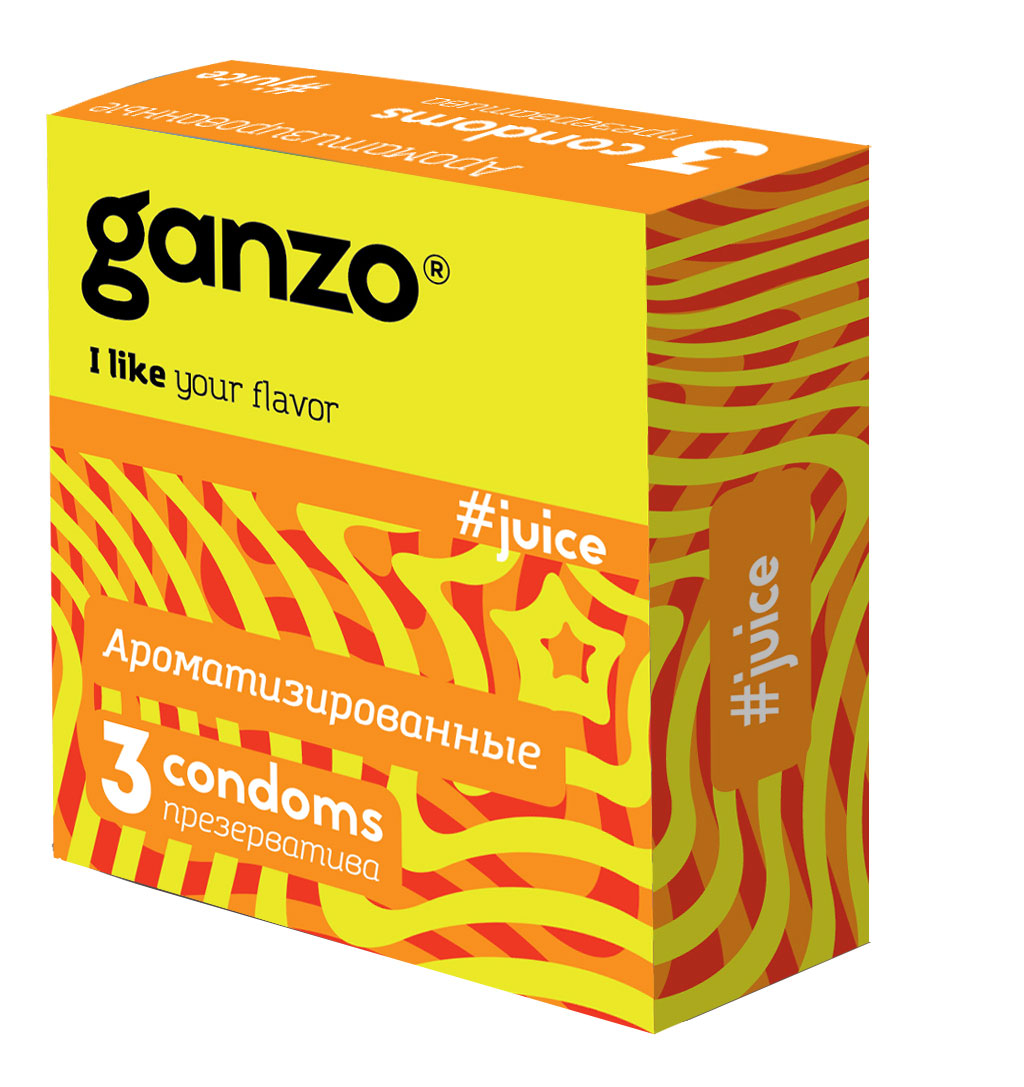Ganzo Презервативы Juice, ароматизированные, 3 шт11003 Ganzo Презервативы Juice, ароматизированные, 3 шт11003Цветные презервативы Ganzo Juice цилиндрической формы с накопителем и силиконовой смазкой с ароматом клубники, банана и тутти фрутти. Изготовлены из натурального высококачественного латекса. Проверены с использованием электростатической технологии для большей надежности.Характеристики:Материал презерватива: латекс. Количество презервативов: 3. Длина презерватива: 180 мм. Ширина презерватива: 52 ± 2 мм. Производитель: Великобритания. Товар сертифицирован.