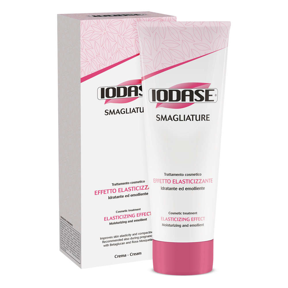 Iodase Крем против растяжек Smagliature , 220 мл0756 Iodase Крем против растяжек Smagliature , 220 мл0756КРЕМ ПРОТИВ РАСТЯЖЕК С БЕТАГЛЮКАНОМ. Этот крем нового поколения против растяжек богат натуральными питательными и регенерирующими компонентами. Крем Smagliature был создан специально для улучшения и поддержания эластичности кожи, а также для противодействия растяжкам на бедрах, груди и животе беременных женщин. Такое действие крема достигается за счет стимуляции активности фибробластов – клеток дермы, которые отвечают за выработку коллагена и эластина в коже. Результат: Регулярное применение крема Smagliature поможет избежать появления растяжек и преждевременного старения кожи. Не содержит Йод, PEG и парабены. Нейтральный эффект. Дерматологически протестировано.