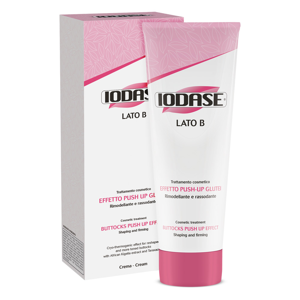 Iodase Крем для ягодиц Lato B, 220 мл0831 Iodase Крем для ягодиц Lato B, 220 мл0831Крем для ягодиц с эффектом PUSH-UP. Укрепляет кожу ягодиц, эффект лифтинга. Для женщин и мужчин. Крио-термогенический эффект. Содержит экстракт африканской кигелии (колбасное дерево) и одуванчика. Крем отличает сочетание растительных ингредиентов, которые воздействуют на проблемную зону. Благодаря чередованию эффекта холода и разогрева крем действует против дряблости кожи. Масла в составе крема оказывают смягчающее, увлажняющее и восстанавливающее действие, помогают тонизировать кожу, придавая ей красивый вид и эластичность. Не содержит PEG, парабены. Термо-криогеническое действие. Дерматологически протестировано.