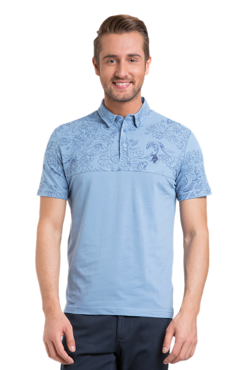Поло мужское U.S. Polo Assn., цвет: синий. G081GL0110BAYTA_LC0023. Размер S (44/46)G081GL0110BAYTA_LC0023 Поло мужское U.S. Polo Assn., цвет: синий. G081GL0110BAYTA_LC0023. Размер S (44/46)G081GL0110BAYTA_LC0023Мужское поло U.S. Polo Assn. изготовлено из натурального хлопка. Модель с отложным воротником и короткими рукавами застегивается сверху на три пуговицы. Поло украшено вышитым логотипом бренда.