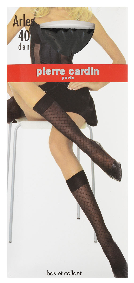 Гольфы Pierre Cardin Cr Arles 40, цвет: Nero (черный). Размер 3 (35/41)Cr Arles Гольфы Pierre Cardin Cr Arles 40, цвет: Nero (черный). Размер 3 (35/41)Cr ArlesГольфы Pierre Cardin Cr Arles 40 в виде сетки на шелковистой, эластичной основе с прозрачным мыском. Широкая эластичная резинка плотно облегает ногу, не сдавливая ее, обеспечивая комфорт и удобство.