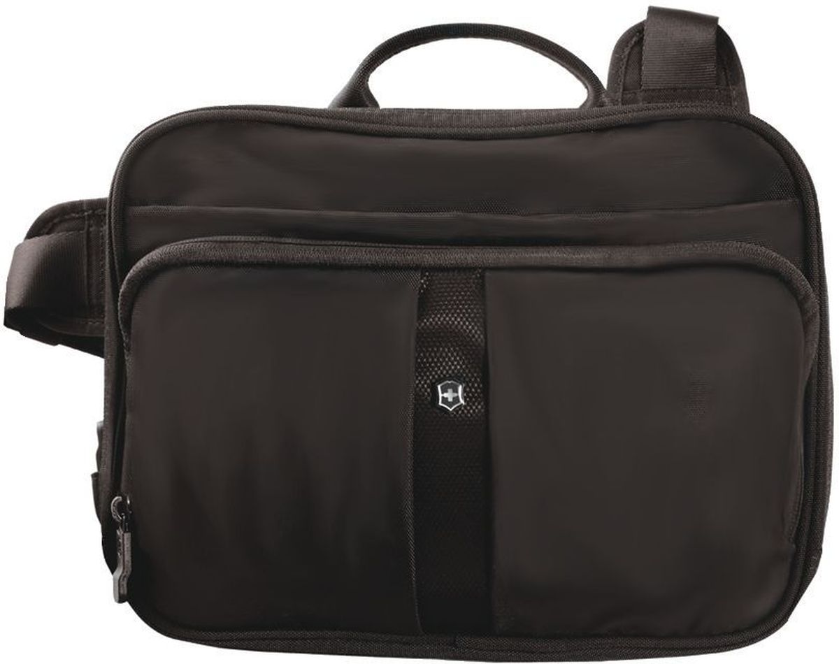 Сумка наплечная Victorinox "Travel Companion", цвет: черный. 31173801