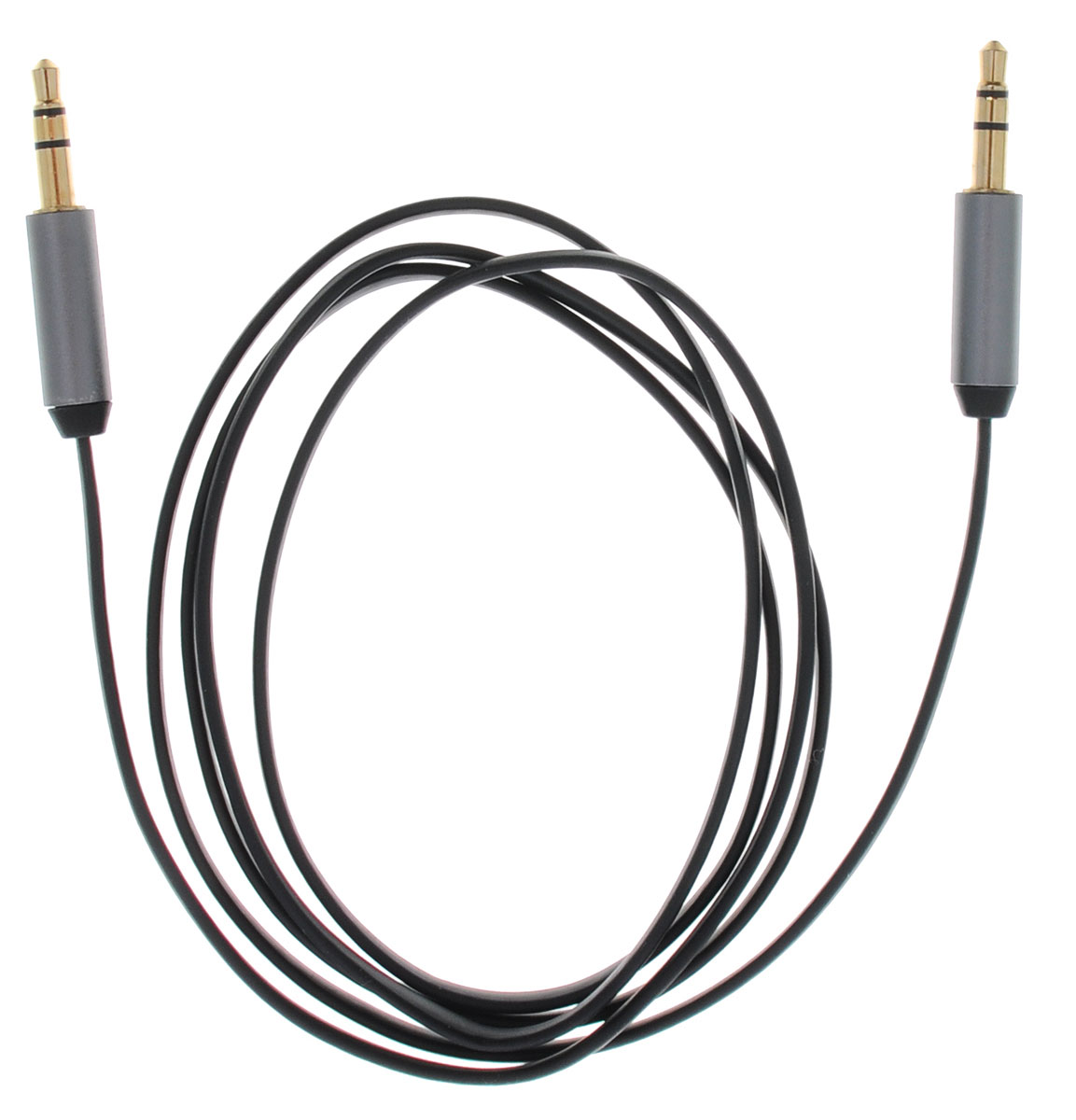 Ugreen UG-10720, Black Silver кабель AUX 1 м