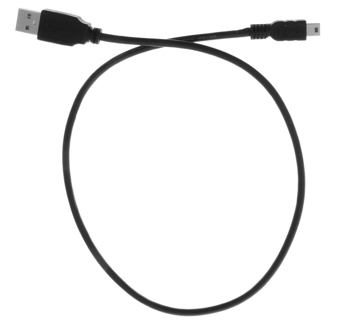 Greenconnect Premium GCR-UM2M5P-BB2S, Black кабель miniUSB-USB 0.5 м