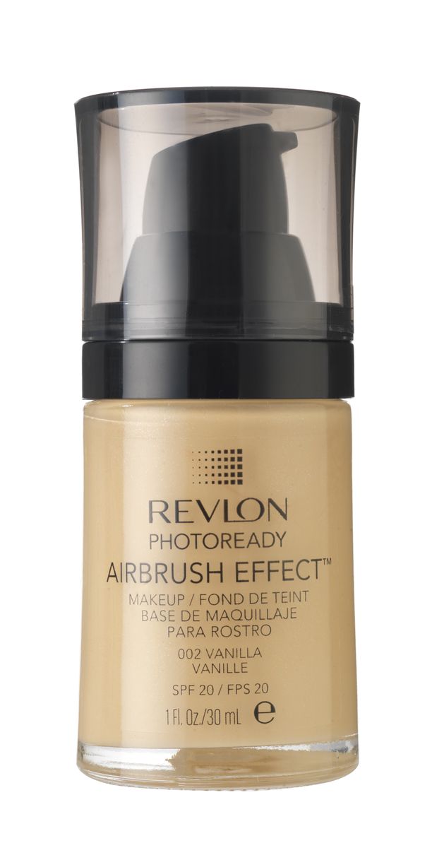 Revlon Тональный Крем Photoready Airbrush Effect Makeup Vanilla 002 30 мл7210188002 Revlon Тональный Крем Photoready Airbrush Effect Makeup Vanilla 002 30 мл7210188002Revlon PhotoReady Airbrush Effect™ Makeup - инновационная тонирующая основа под макияж - эффект профессиональной кисти air brush. Суперпигментированное средство для стойкого покрытия без эффекта маски. Технология свето-фильтра и мягкие пигменты рассеивают свет, создавая эффект сияющей кожи. Легкая формула обеспечивает идеальное покрытие . Содержит светозащитный фильтр SPF 20. Не содержит масел и отдушекНаносите крем легкими разглаживающими движениями от центра к контурам с помощью кисти или пальцев, затем растушуйте на границе нанесения: у линии роста волос, в области шеи и ушей.
