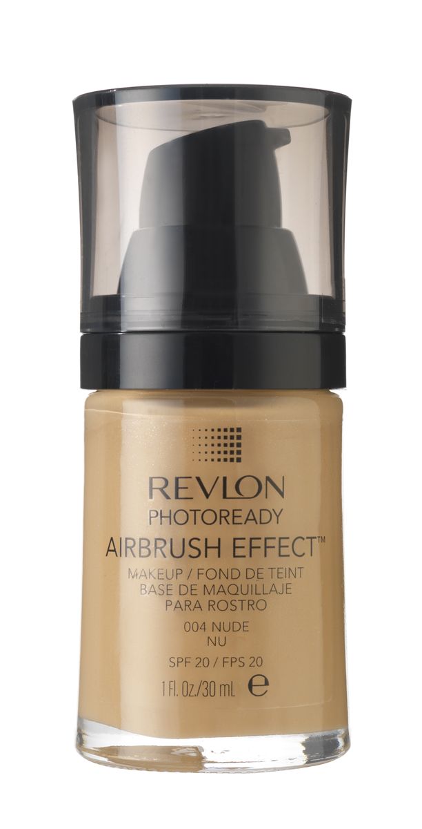 Revlon Тональный Крем Photoready Airbrush Effect Makeup Nude 004 30 мл7210188004 Revlon Тональный Крем Photoready Airbrush Effect Makeup Nude 004 30 мл7210188004Revlon PhotoReady Airbrush Effect™ Makeup - инновационная тонирующая основа под макияж - эффект профессиональной кисти air brush. Суперпигментированное средство для стойкого покрытия без эффекта маски. Технология свето-фильтра и мягкие пигменты рассеивают свет, создавая эффект сияющей кожи. Легкая формула обеспечивает идеальное покрытие . Содержит светозащитный фильтр SPF 20. Не содержит масел и отдушекНаносите крем легкими разглаживающими движениями от центра к контурам с помощью кисти или пальцев, затем растушуйте на границе нанесения: у линии роста волос, в области шеи и ушей.