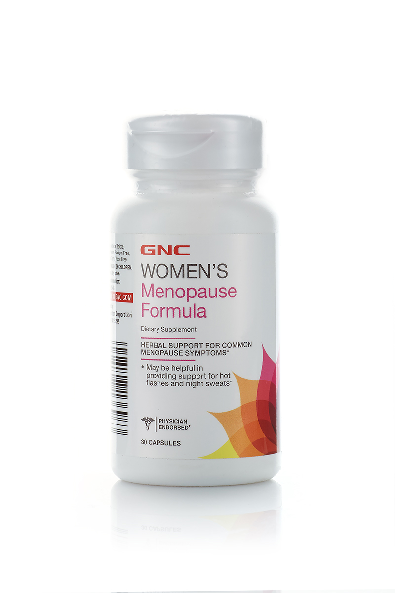 Комплекс фитоэстрогенов GNC MenoPause Formula, 30 капсул149220_30 Комплекс фитоэстрогенов GNC MenoPause Formula, 30 капсул149220_30Комплекс фитоэстрогенов нормализует баланс женских гормонов в зрелом возрасте. Оказывает мягкое седативное, релаксирующее и спазмолитическое действие, значительно уменьшает выраженность приливов.Обладает антидепрессивным свойством, улучшает настроение.Содержание в 1 капсуле:Экстракт корней Чёрного стеблелиста (Cimicifuga racemosa)160 мгКонцентрат соевых изофлавонов (40% Isoflavones = 40 mg)100мгПрочие ингредиенты: целлюлоза, желатин, мальтодекстрин.Товар не является лекарственным средством.Товар не рекомендован для лиц младше 18 лет.Могут быть противопоказания и следует предварительно проконсультироваться со специалистом.