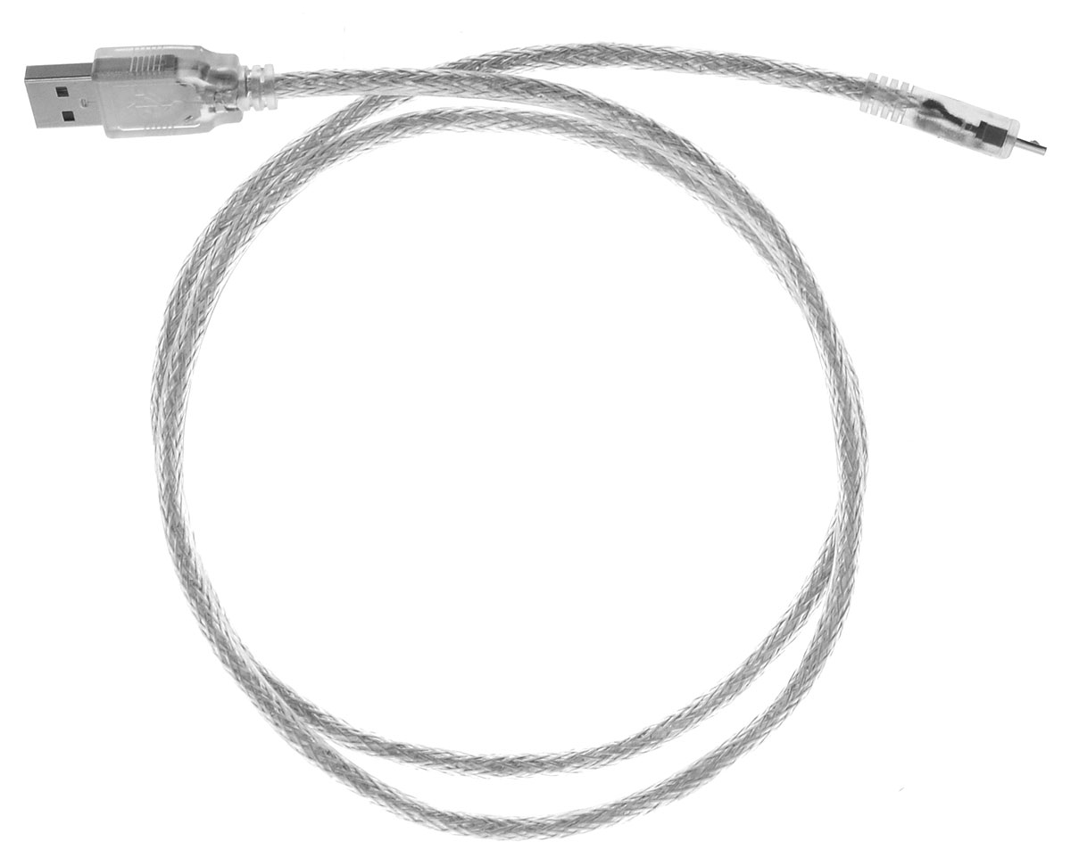 Greenconnect Premium GCR-UA2MCB2-BD2S, Clear кабель microUSB-USB 1 м