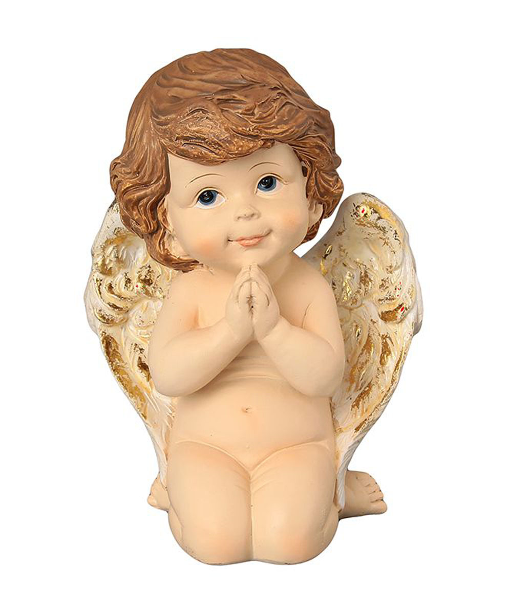 Фигурка декоративная Elan Gallery Задумчивый ангелочек, высота 14 см670149 Фигурка декоративная Elan Gallery Задумчивый ангелочек, высота 14 см670149Декоративные фигурки - это отличный способ разнообразить внутреннее убранство вашего дома. Декоративная фигурка с изображением ангела станет прекрасным сувениром, который вызовет улыбку и поднимет настроение.Фигурка выполнена из полистоуна.